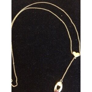 Soho Design 32 In Goldtone Heart Pendant Necklace